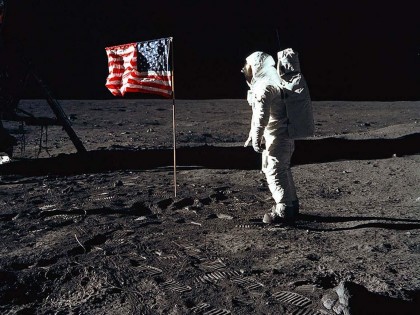 Moon walking man